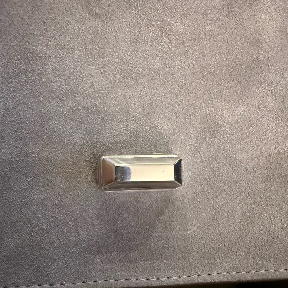 Kate Spade Phobe Suede Gray Suede Crossbody Bag - Picture 6 of 7